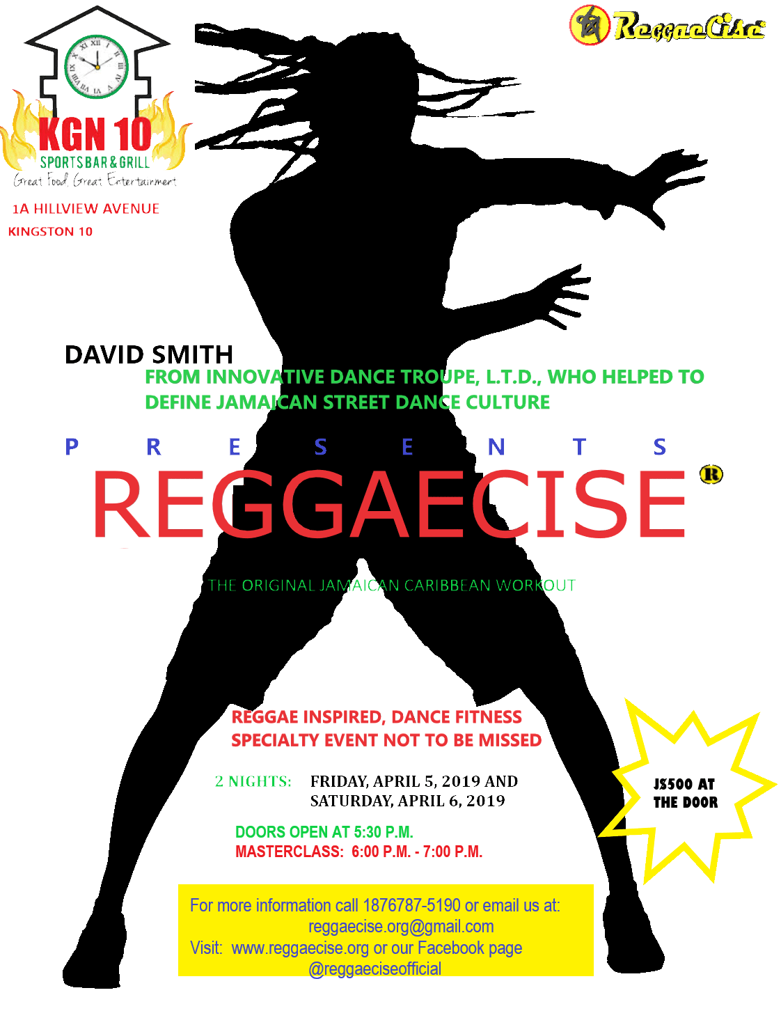 Reggaecise April
